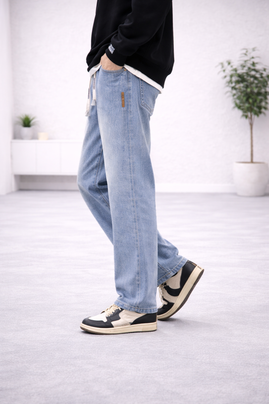 Pantalones corte recto