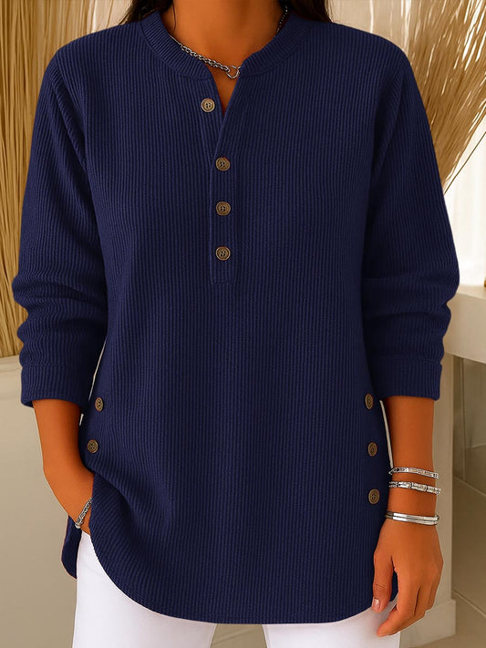 Camiseta de punto con botones