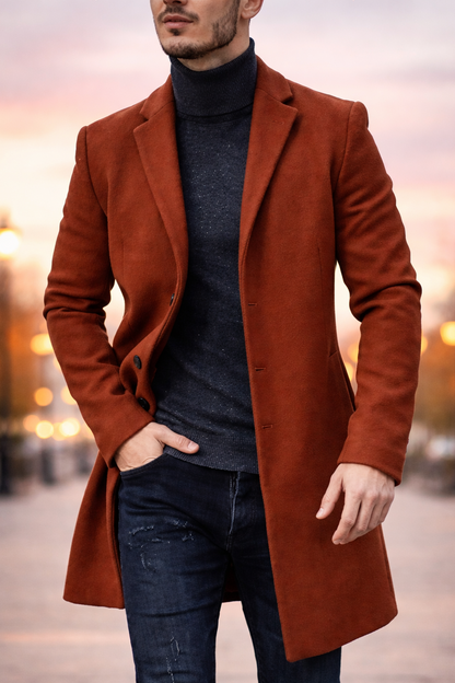 Abrigo largo elegante