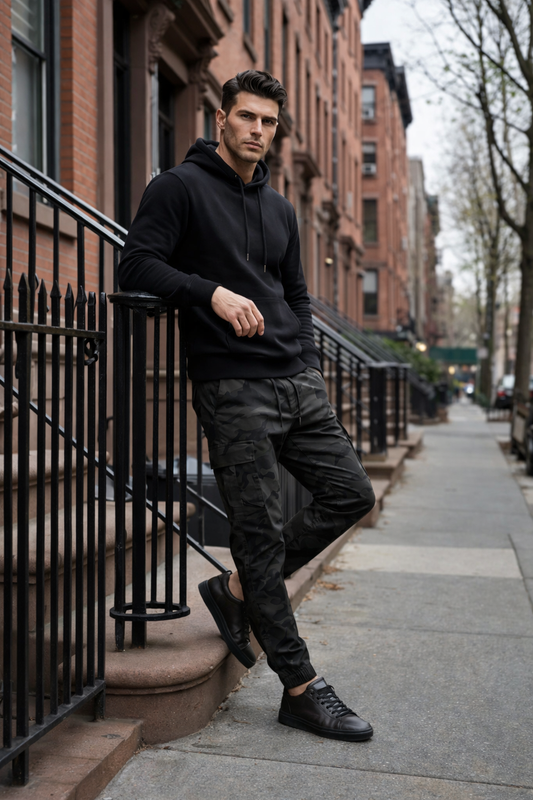 Pantalón cargo camuflaje urbano