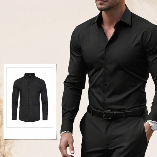 Camisa slim elástica
