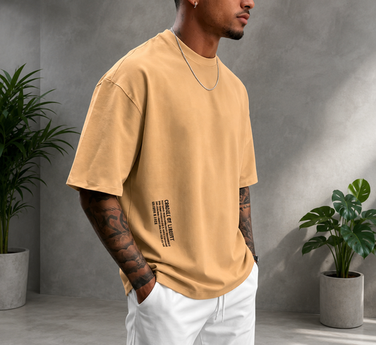 Camiseta oversize  estilo streetwear