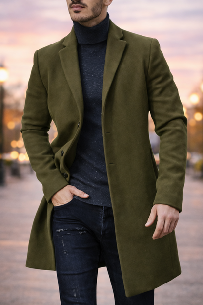 Abrigo largo elegante