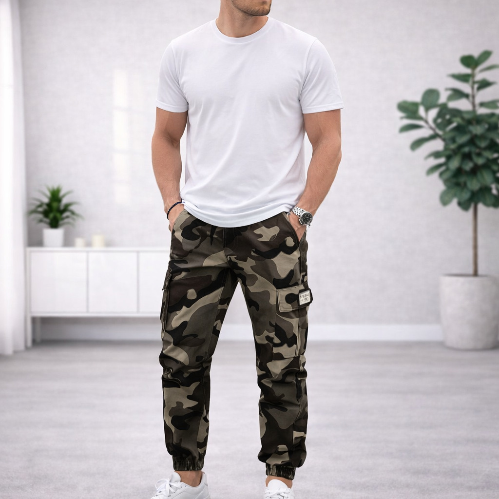 Pantalón cargo camuflaje urbano