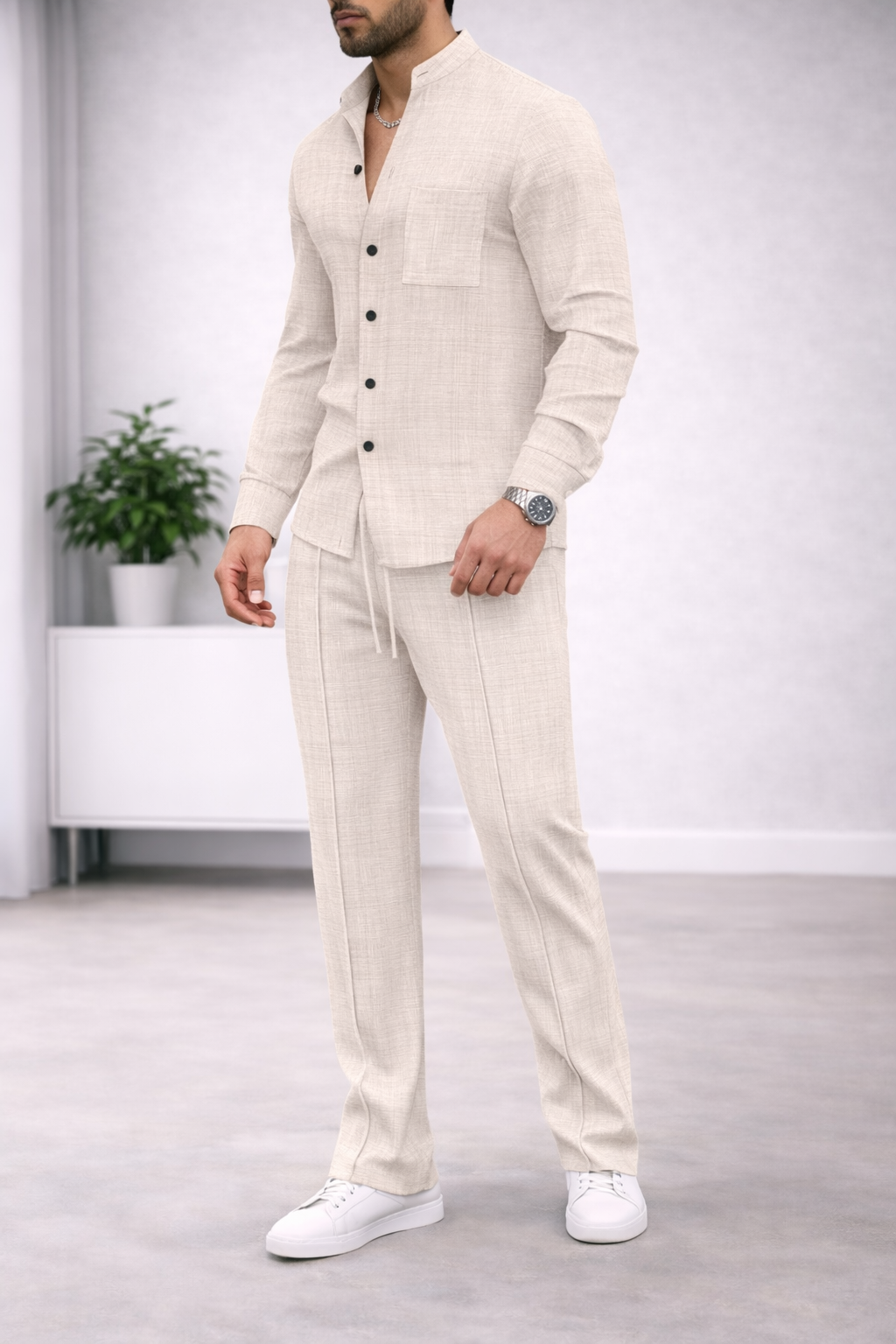 Conjunto de camisa y pantalón