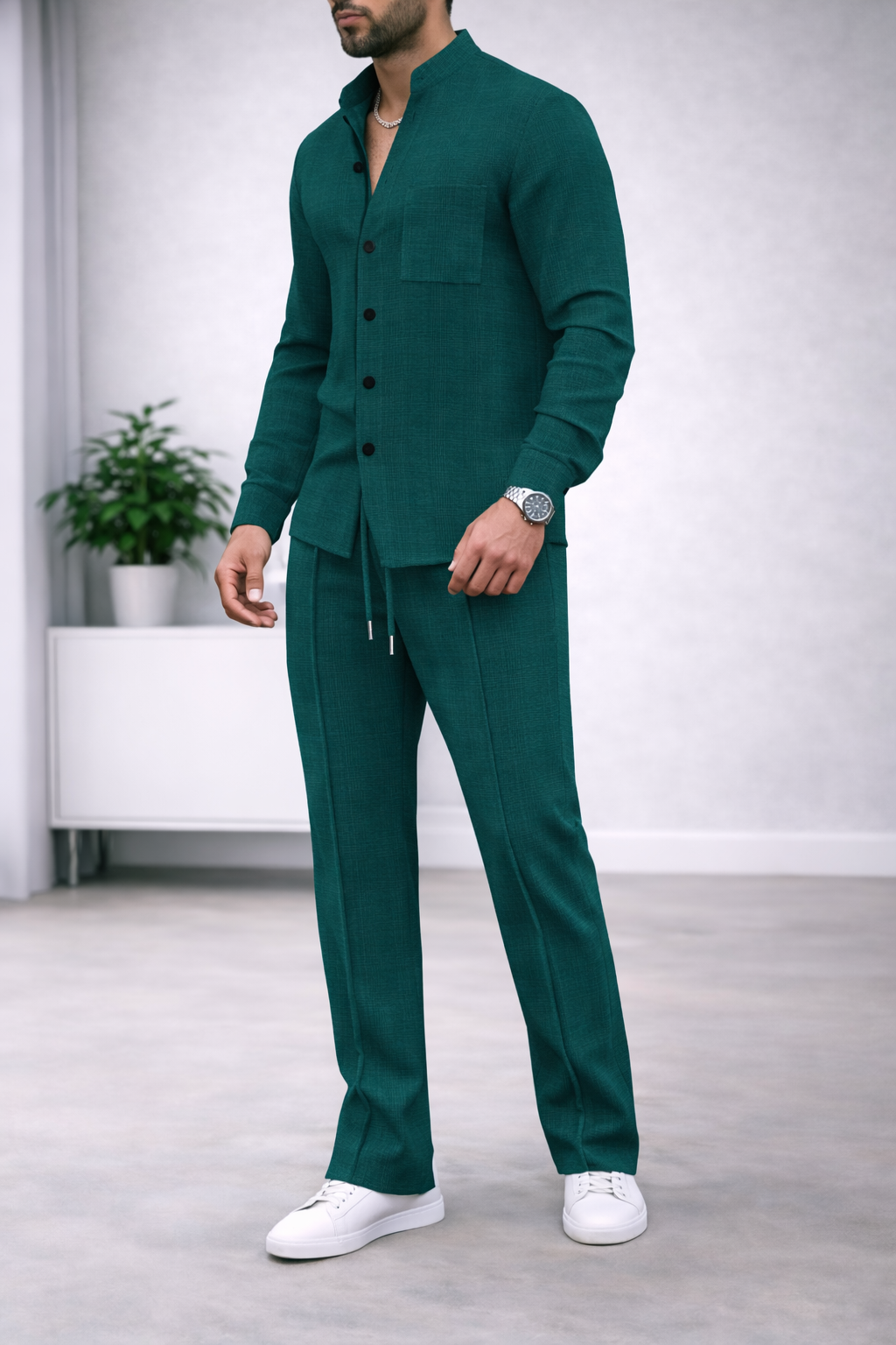 Conjunto de camisa y pantalón