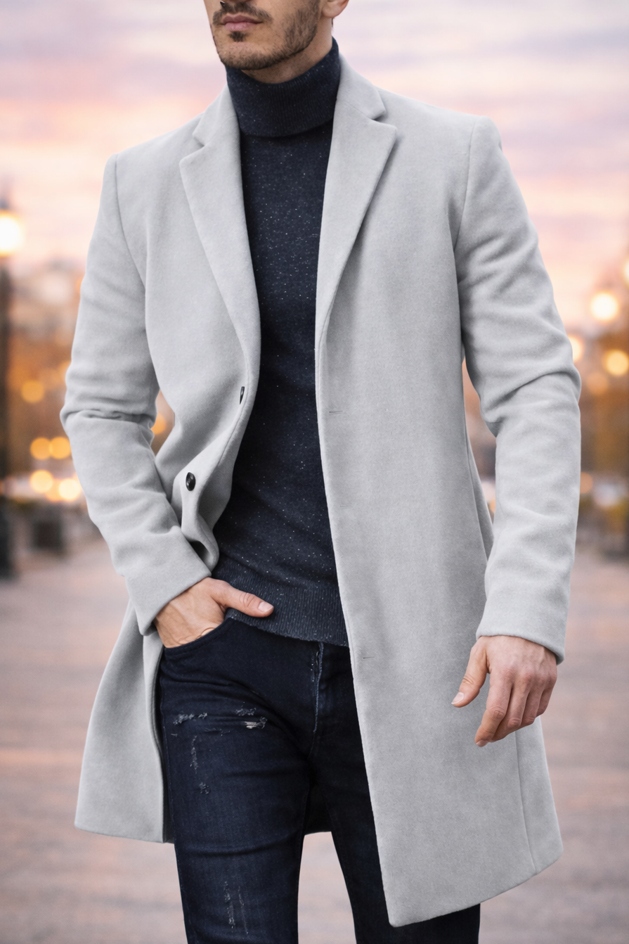 Abrigo largo elegante