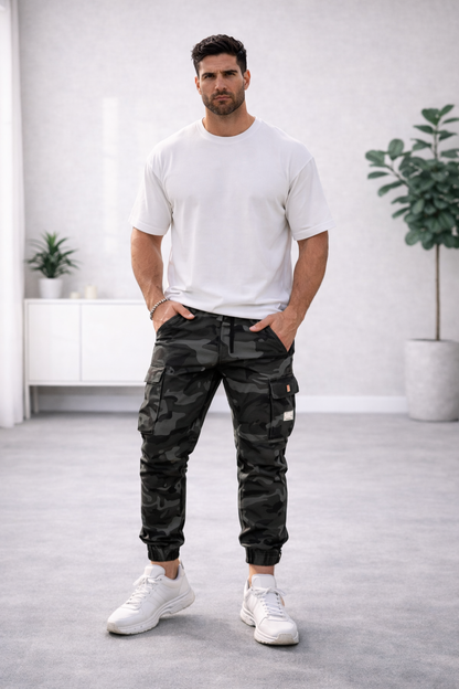 Pantalón cargo camuflaje urbano