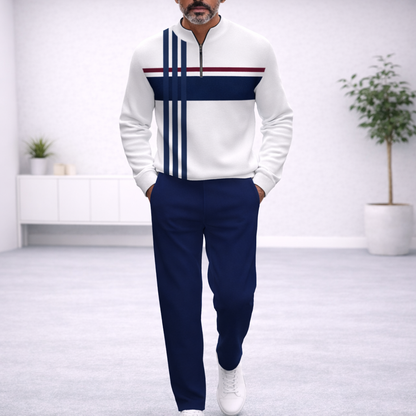 Conjunto rayas jersey y pantalón