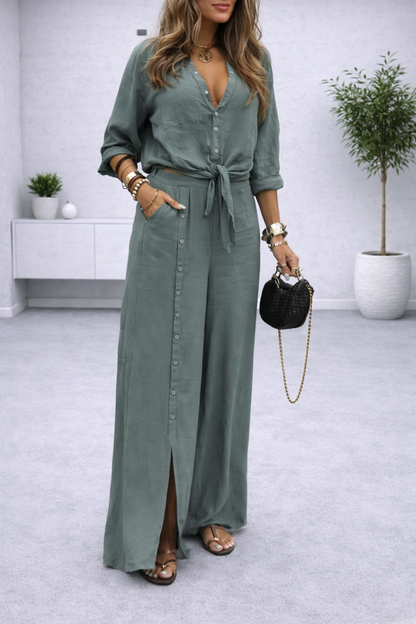 Conjunto chic fluido