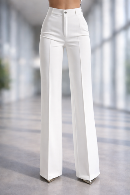 Pantalón elegante de cintura alta