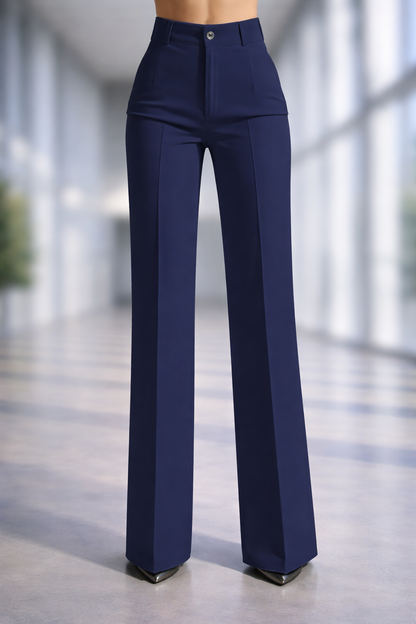 Pantalón elegante de cintura alta