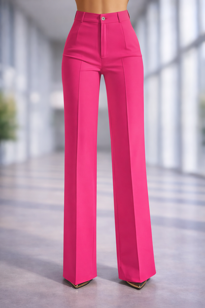 Pantalón elegante de cintura alta