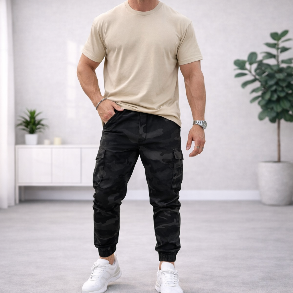 Pantalón cargo camuflaje urbano