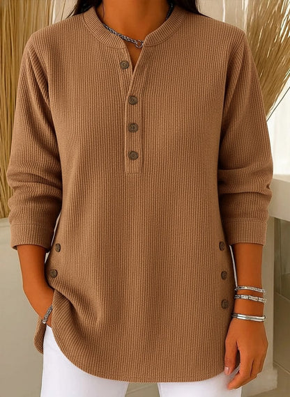 Camiseta de punto con botones