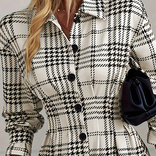 Vestido camisa de cuadros